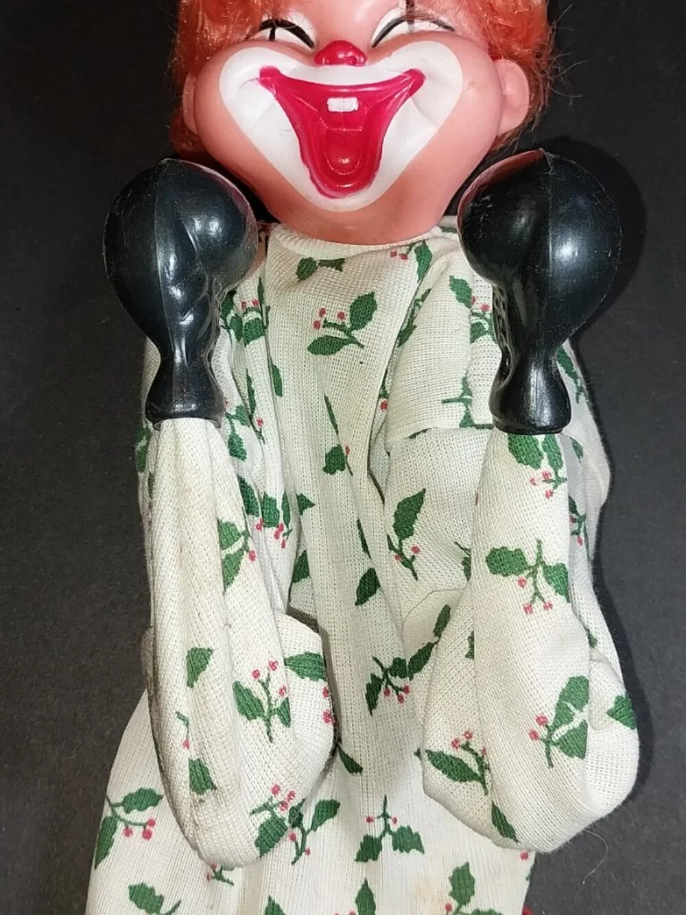 Vintage Rojus Bobble Head Boxing Clown